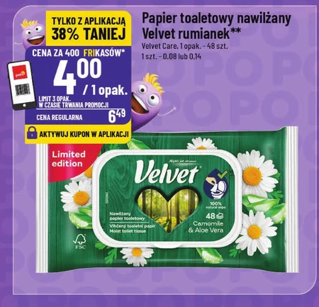 Papier nawilżany Velvet