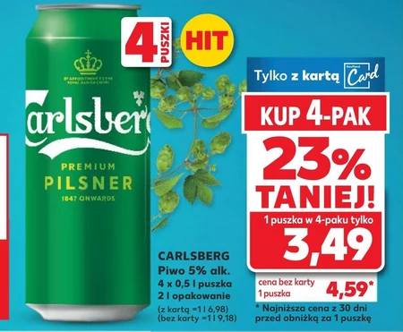 Piwo Carlsberg