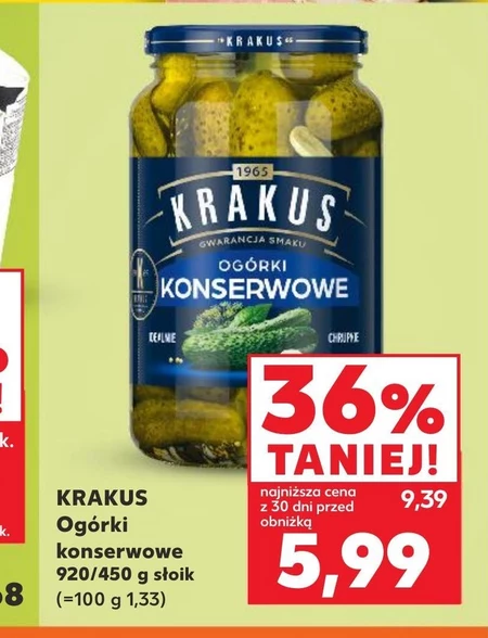 Ogórki konserwowe Krakus