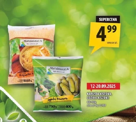 Ogórki kiszone Matyjaszczyk