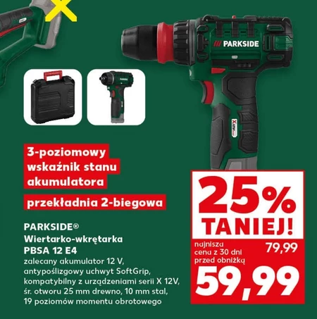 Wkrętarko-wiertarka Parkside