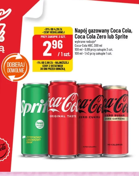 Napój gazowany Coca-Cola