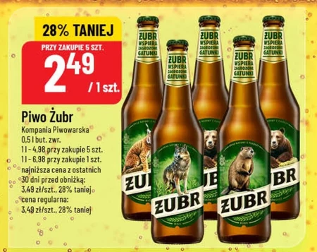 Пиво Żubr