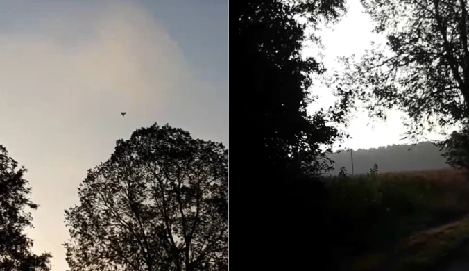 Krzywowierzba. Dron spadł w pole pomidorów. Mamy nagranie