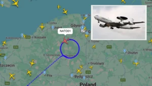 Potężny samolot NATO nad Polską. Pilnuje naszego nieba