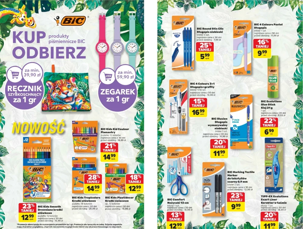 Promocja BIC w Carrefour