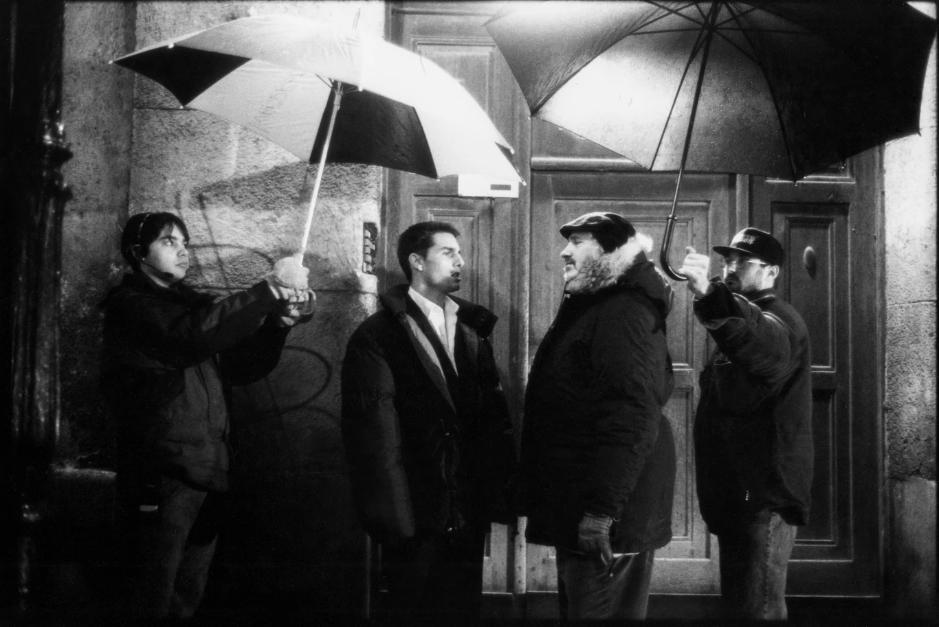 Tom Cruise i Brian De Palma na planie "Mission: Impossible"