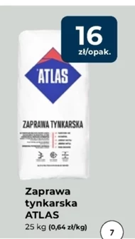 Zaprawa tynkarska Atlas