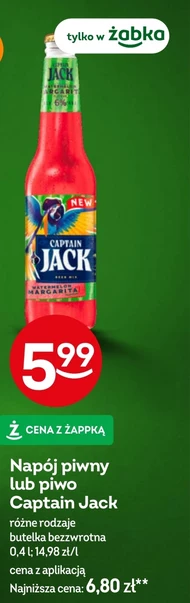 Napój piwny Captain Jack