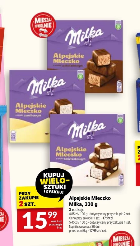 Mleczko alpejskie Alpejskie Mleczko