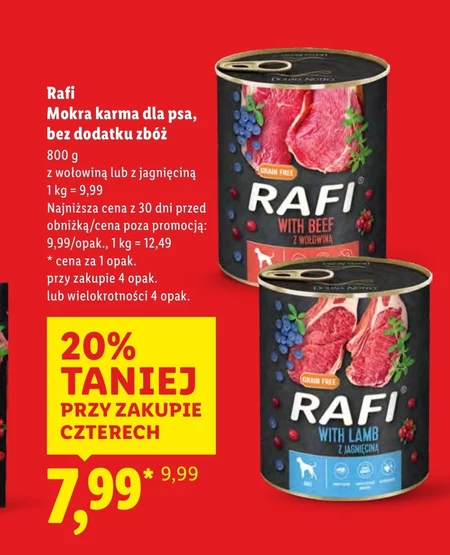 Karma dla psa Rafi