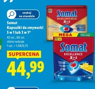 Kapsułki do zmywarki Somat