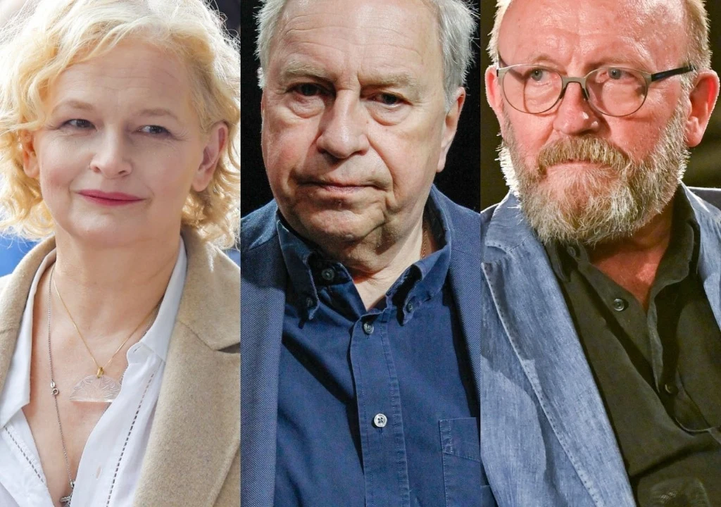 Dominika Ostałowska, Jerzy Stuhr i Artur Barciś