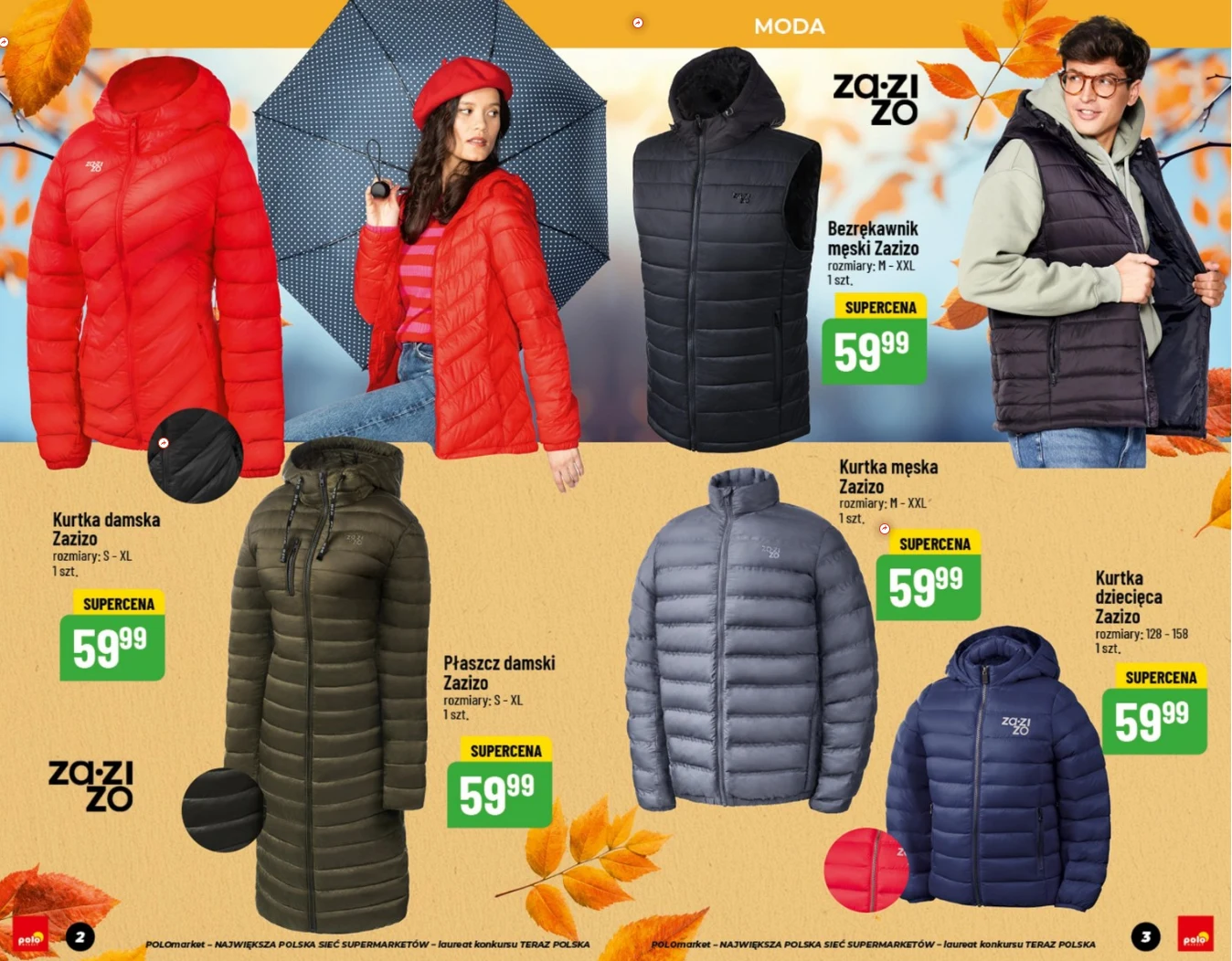 Kurtki w POLO Market za grosze