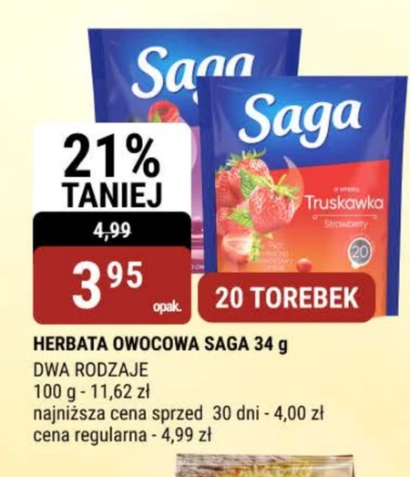 Herbata owocowa Saga