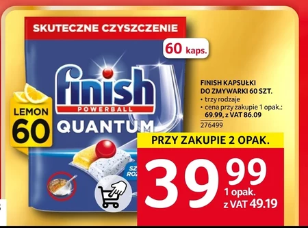 Kapsułki do zmywarki Finish