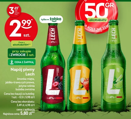 Napój piwny Lech
