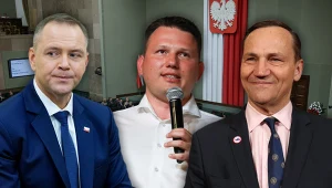 Karol Nawrocki, Sławomir Mentzen i Radosław Sikorski na podium w rankingu zaufania do polityków