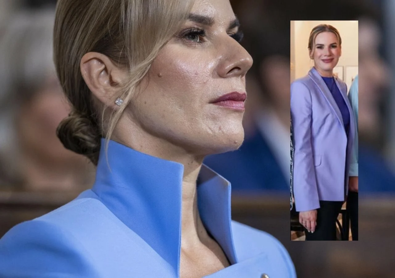 Marta Nawrocka zaprezentowała się w oryginalnej stylizacji w liliowym kolorze. Marta Nawrocka zaprezentowała się w oryginalnej stylizacji w liliowym kolorze.