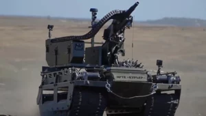 Rosyjski robot bojowy "Kurier". W końcu broń przyszłości?