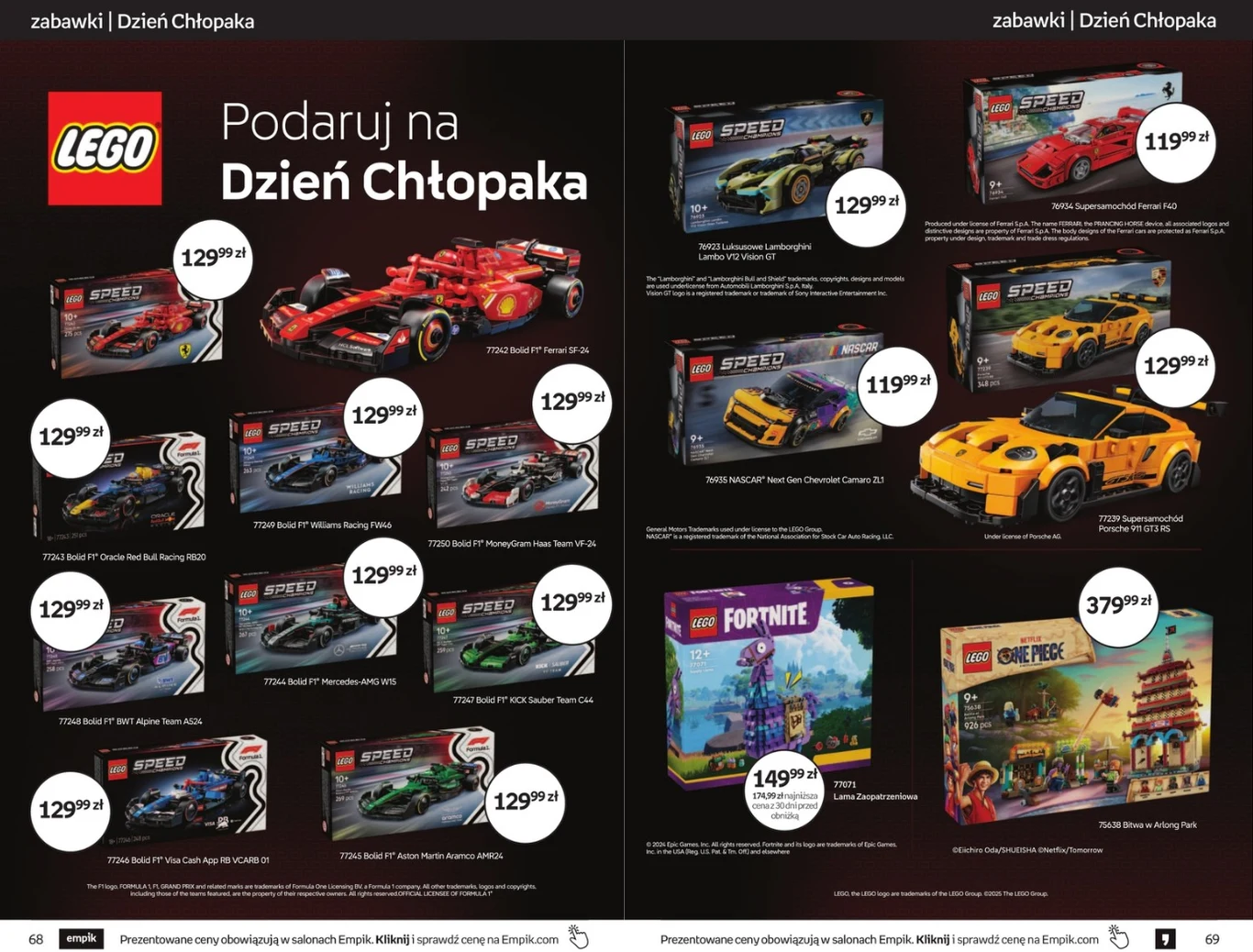 Lego na Dzień Chłopaka w Empiku
