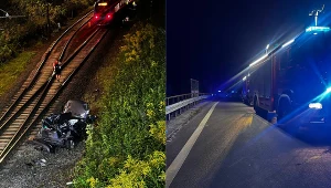 Do poważnego wypadku doszło na torach w Skibnie koło Koszalina