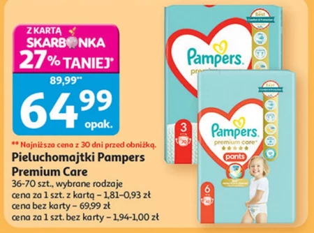 Pieluchomajtki Pampers
