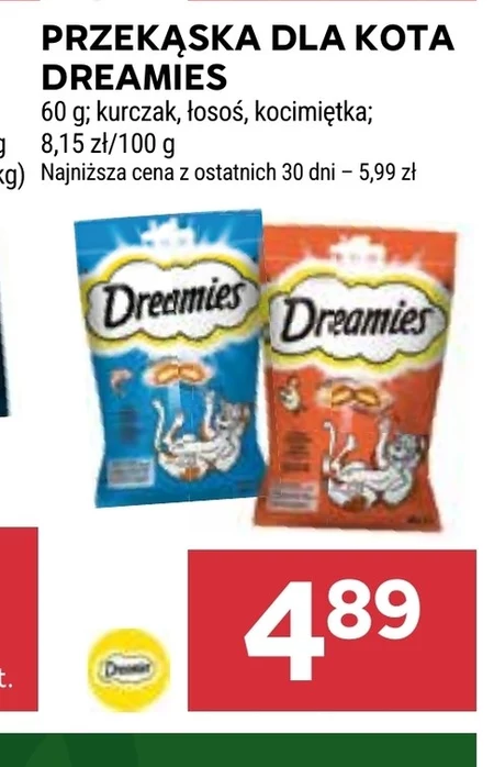 Przekąska dla kota Dreamies