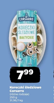 Koreczki śledziowe Corsarro
