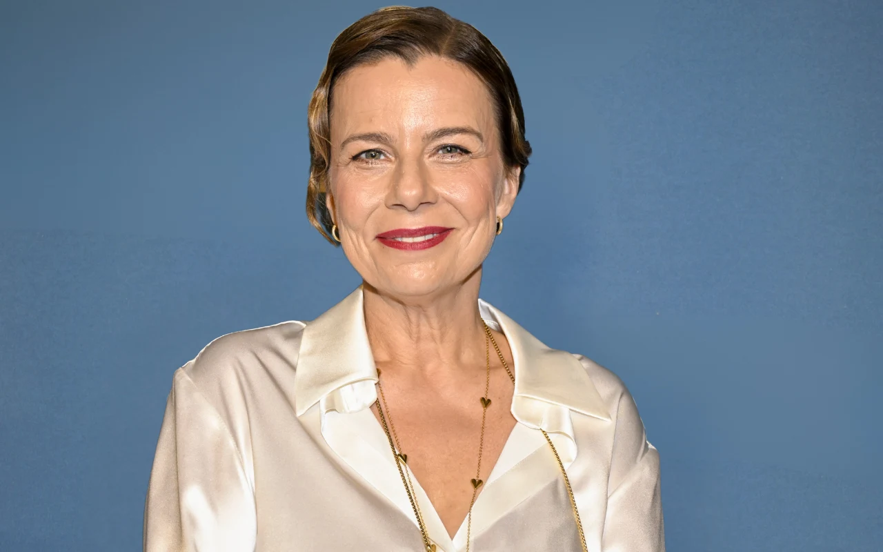 Agata Kulesza na premierze nowego serialu