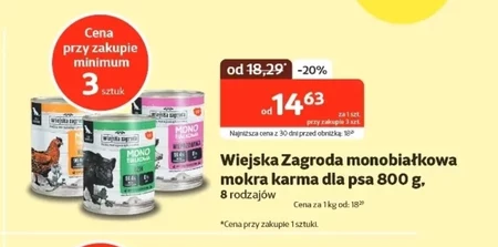 Karma dla psa Wiejska Zagroda