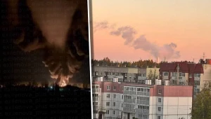 Kadry z ataku na port w Primorsku