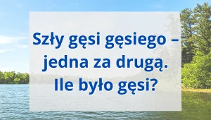 Pomyśl, zanim stwierdzisz, że ta zagadka nie ma odpowiedzi. To oczywiste