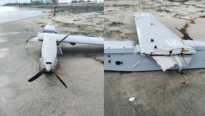 Wrak drona znaleziony na plaży Harmani w Bułgarii