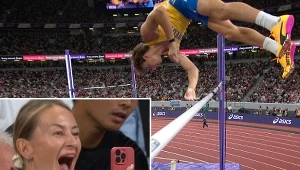 Po tym skoku Armanda Duplantisa cały stadion jakby powiedział "wow!". A później Aleksandra Lisek cieszyła się ze znakomitego skoku swojego męża na 5.70 m