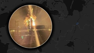 Wybuchowa noc w Rosji. Pożar rafinerii, wykolejone pociągi