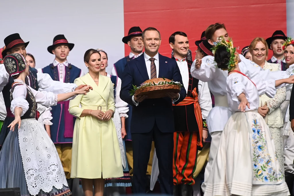 Prezydent Karol Nawrocki na Dożynkach Prezydenckich