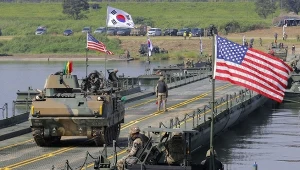 Wspólne ćwiczenia USA, Japonii i Korei Południowej. Zdjęcie ilustracyjne