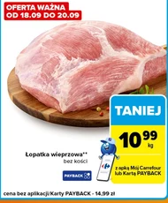 Łopatka bez kości Carrefour