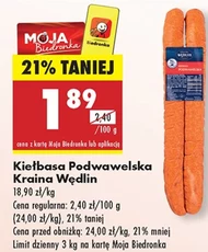 Kiełbasa podwawelska Kraina Wędlin