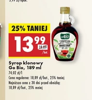 Syrop klonowy Go Bio