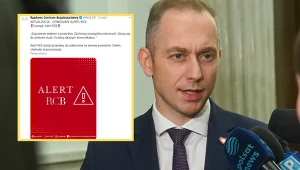 Mieszkańcy woj. lubelskiego dostali w sobotę alert o ryzyku "ataku z powietrza". Wiceszef MON Cezary Tomczyk tłumaczy