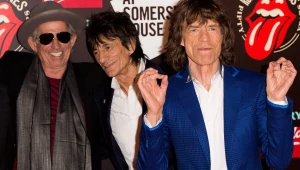 Keith Richards, Ronnie Wood i Mick Jagger z The Rolling Stones