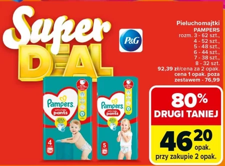 Pieluchomajtki Pampers