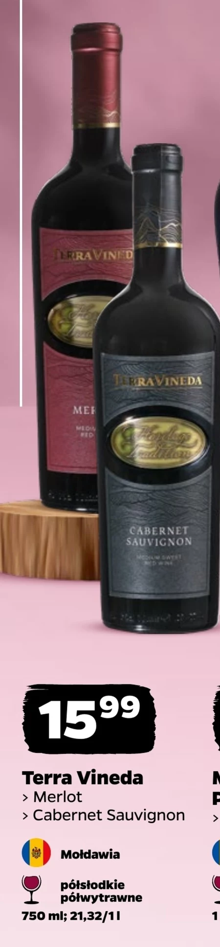 Wino półsłodkie Terra Vineda