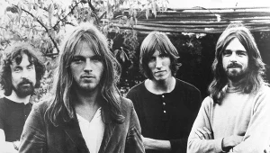 Pink Floyd w połowie lat 70. - od lewej: Nick Mason, David Gilmour, Roger Waters i Rick Wright