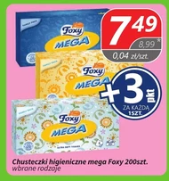 Chusteczki higieniczne Foxy