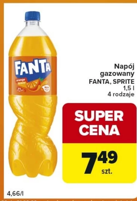 Napój gazowany Fanta
