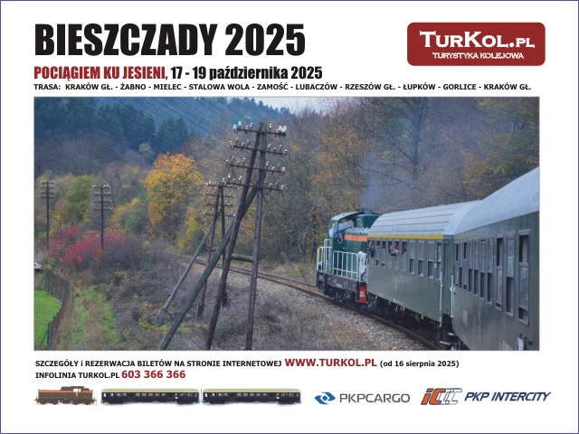 Niezwykła jesienna podróż w Bieszczady zabytkowym pociągiem. Sprawdź szczegóły