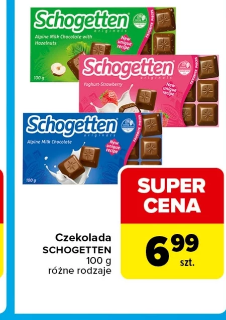 Шоколад Schogetten